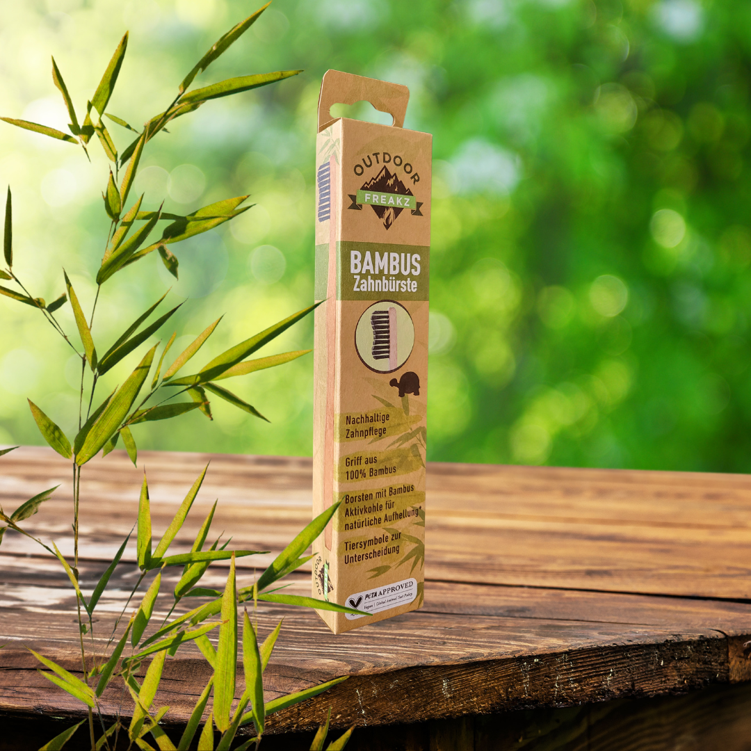 Bambus Zahnbürste "Wave" von Outdoor Freakz