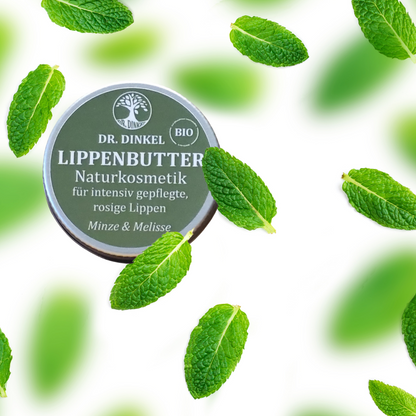 Dr. Dinkel Lippenbutter mit Minze und Melisse - 12 g