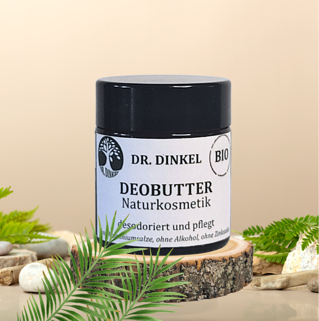 Dr. Dinkel Deobutter - ohne Duftstoffe -  30ml Reise- und Probiergröße