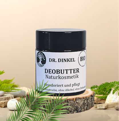 Dr. Dinkel Deobutter - ohne Duftstoffe -  30ml Reise- und Probiergröße