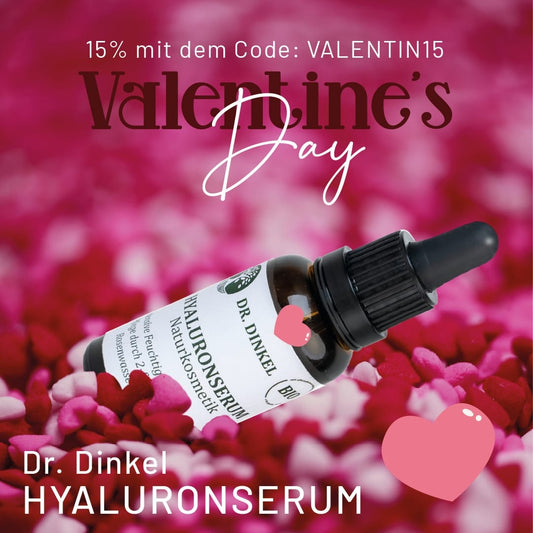 Dr. Dinkel Hyaluronserum mit Bio-Rosenwasser und Bio-Aloe Vera - 30 ml